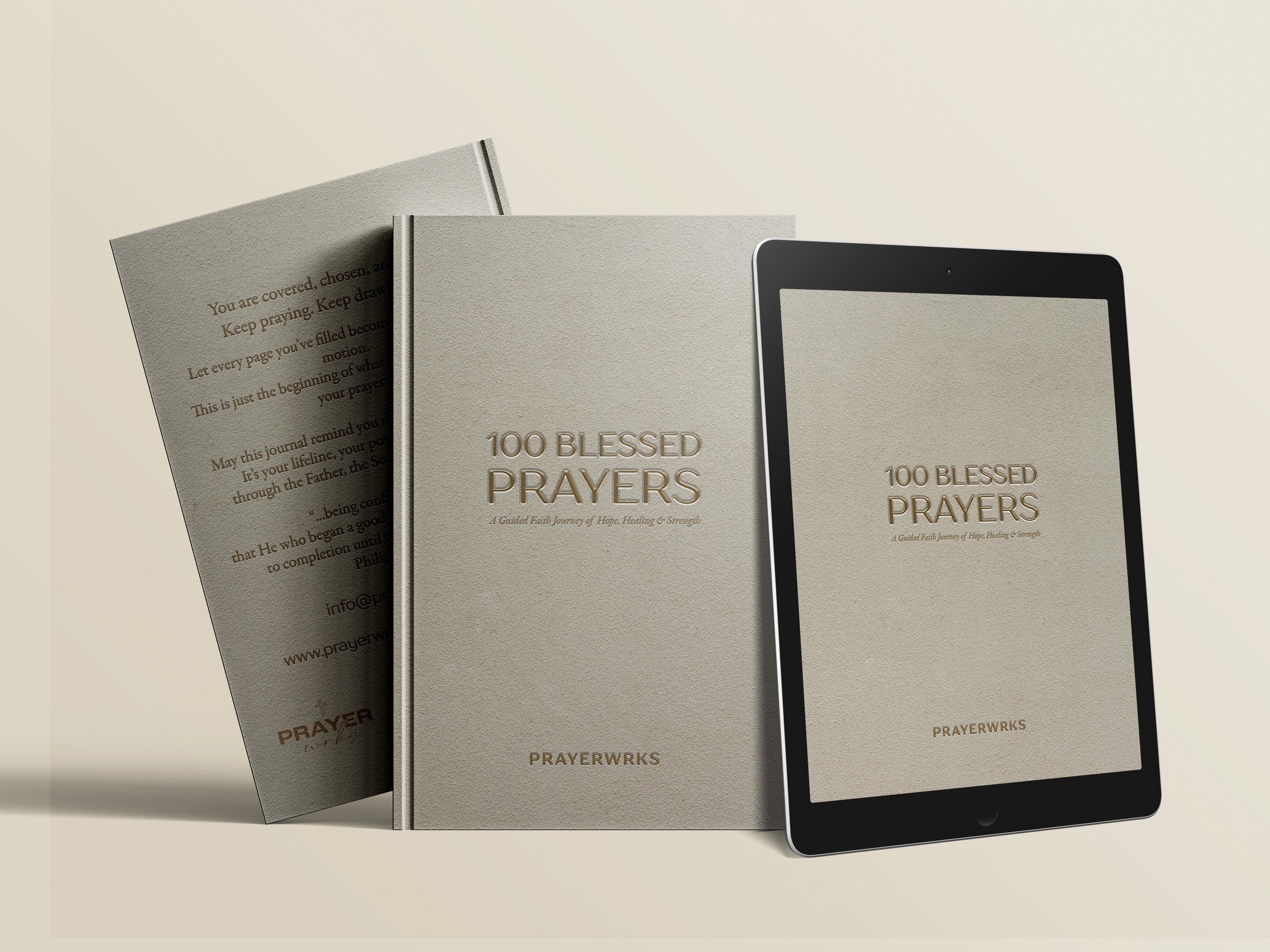 100 Blessed Prayers Guided Prayer Journal (digital version-ebook)